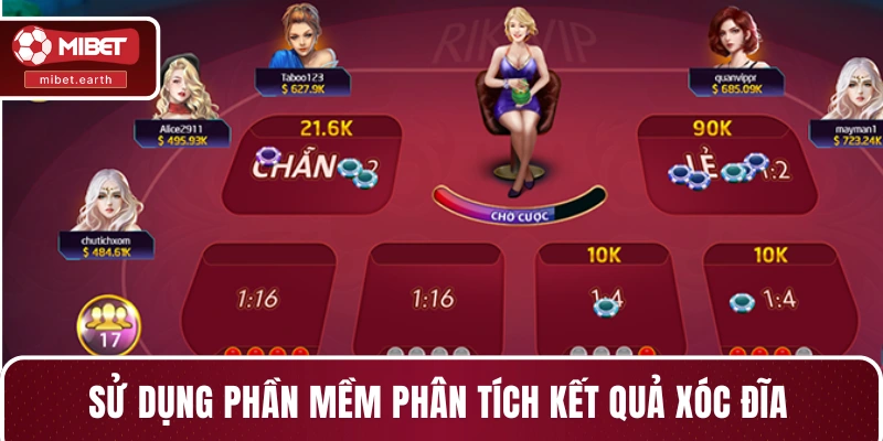 Sử dụng phần mềm phân tích kết quả xóc đĩa