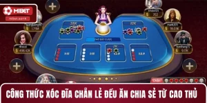 Công thức xóc đĩa chẵn lẻ đều ăn