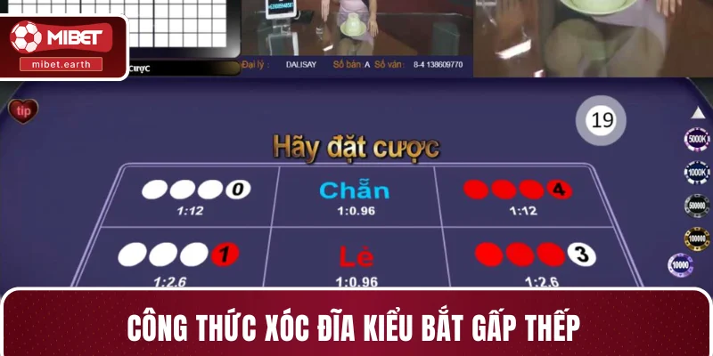 Công thức xóc đĩa kiểu bắt gấp thếp Công thức xóc đĩa kiểu bắt gấp thếp