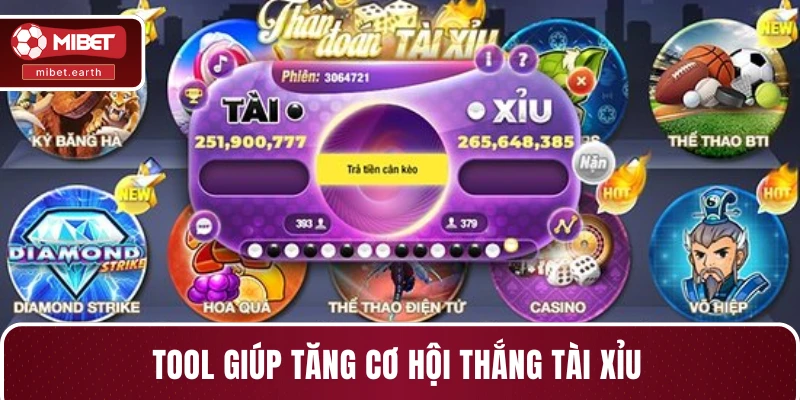 Tool giúp tăng cơ hội thắng tài xỉu Tool giúp tăng cơ hội thắng tài xỉu